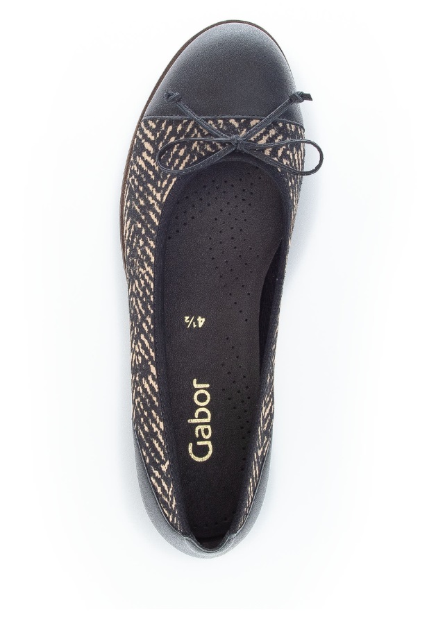 Beige Ballettpumper Gabor