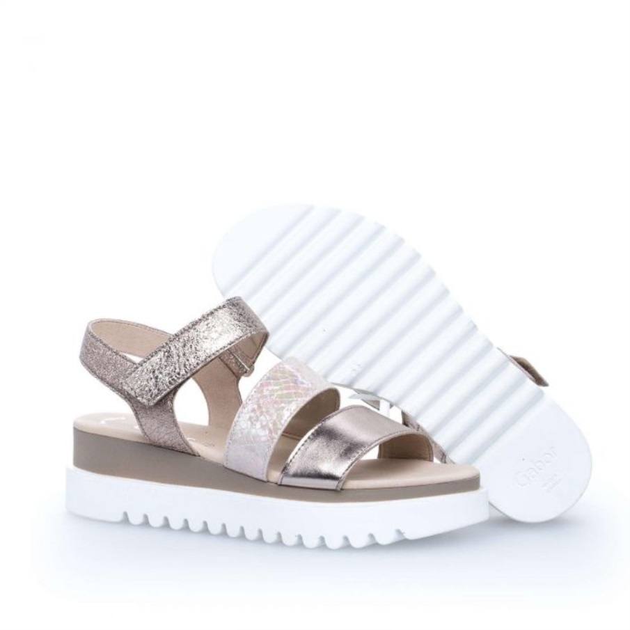 Gabor 23610.64 - Metallisk Rosegull Skinn