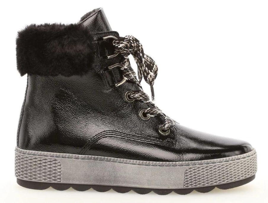 Gabor 36.565-97 - Hi Topp Blonder Lakk Svart