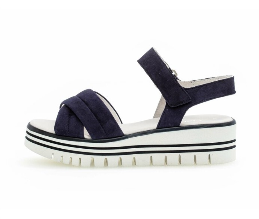 Gabor 44622.16 - Marineblå Semsket Skinn