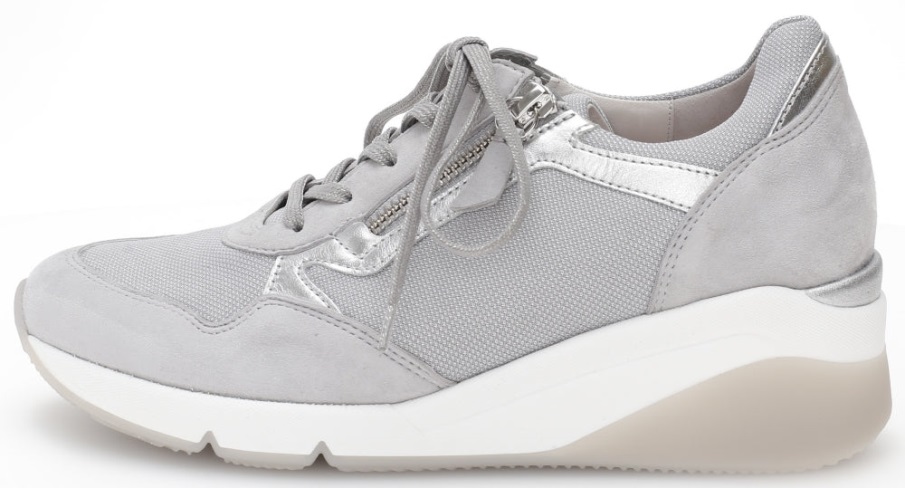 Gabor 46488,40 - Sølv Semsket Skinn