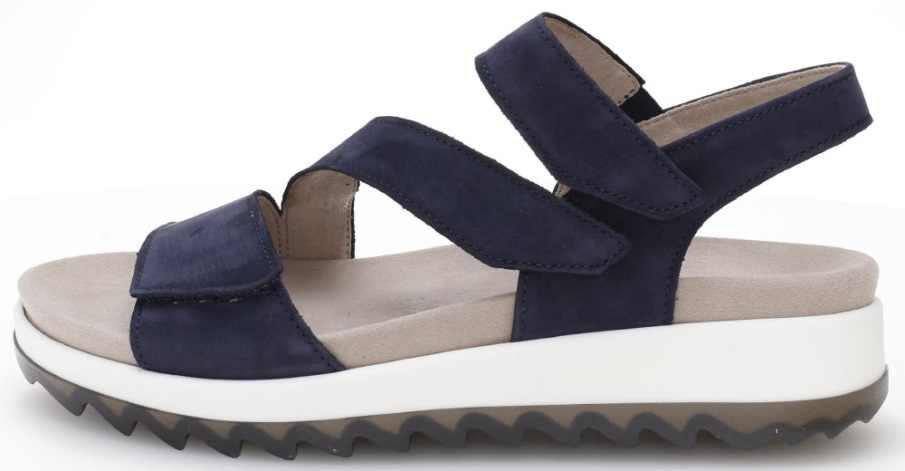 Gabor 46742.36 - Marineblå Semsket Skinn