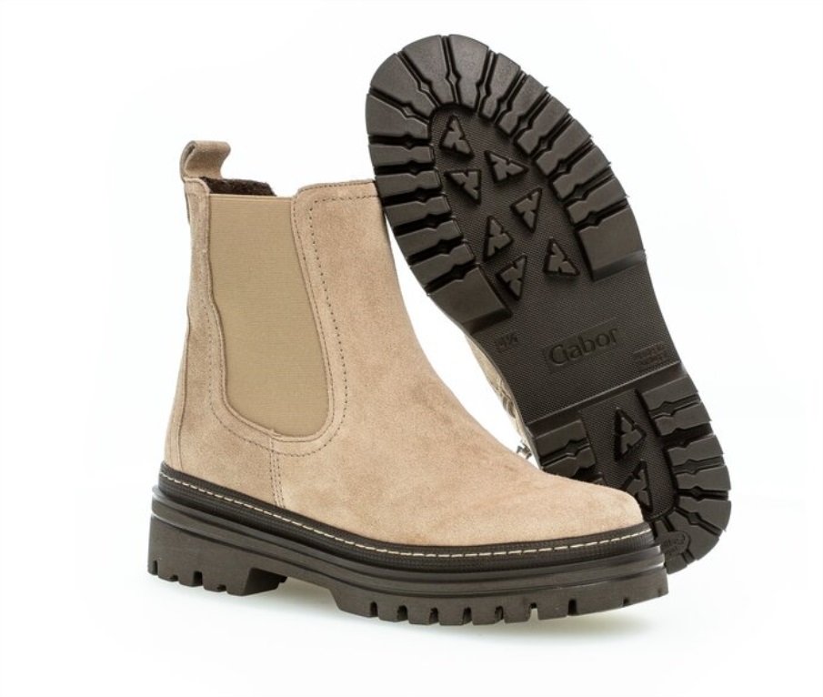 Gabor 51720.12 - Beige Semsket Skinn