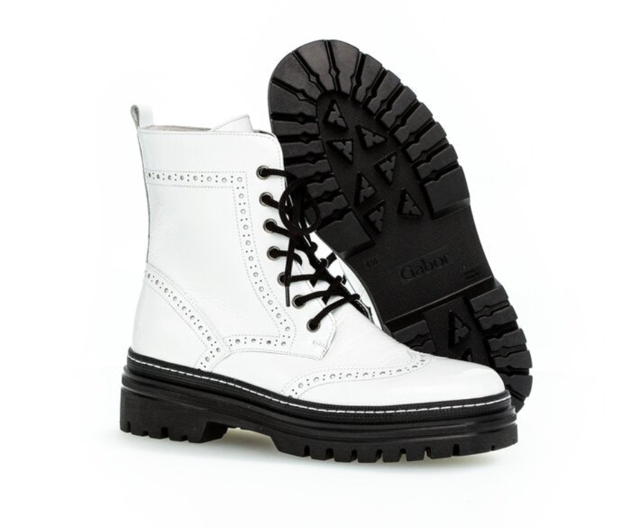 Gabor 51722.91 - Hvitt Lakkskinn