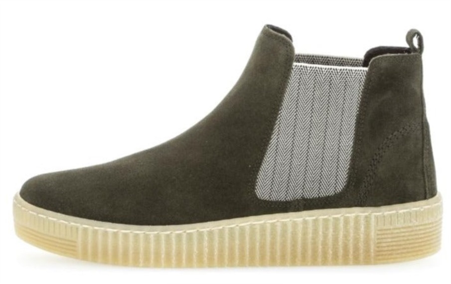 Gabor 53731.11 - Grønn Semsket Skinn