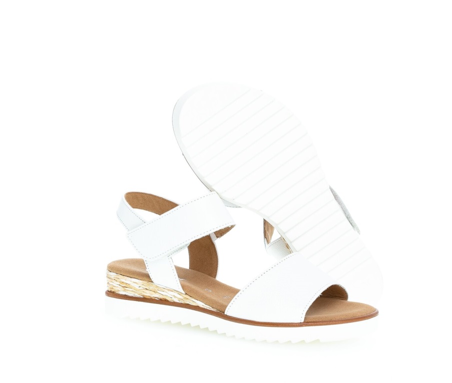 Gabor 62750,60 - Hvitt Glatt Skinn