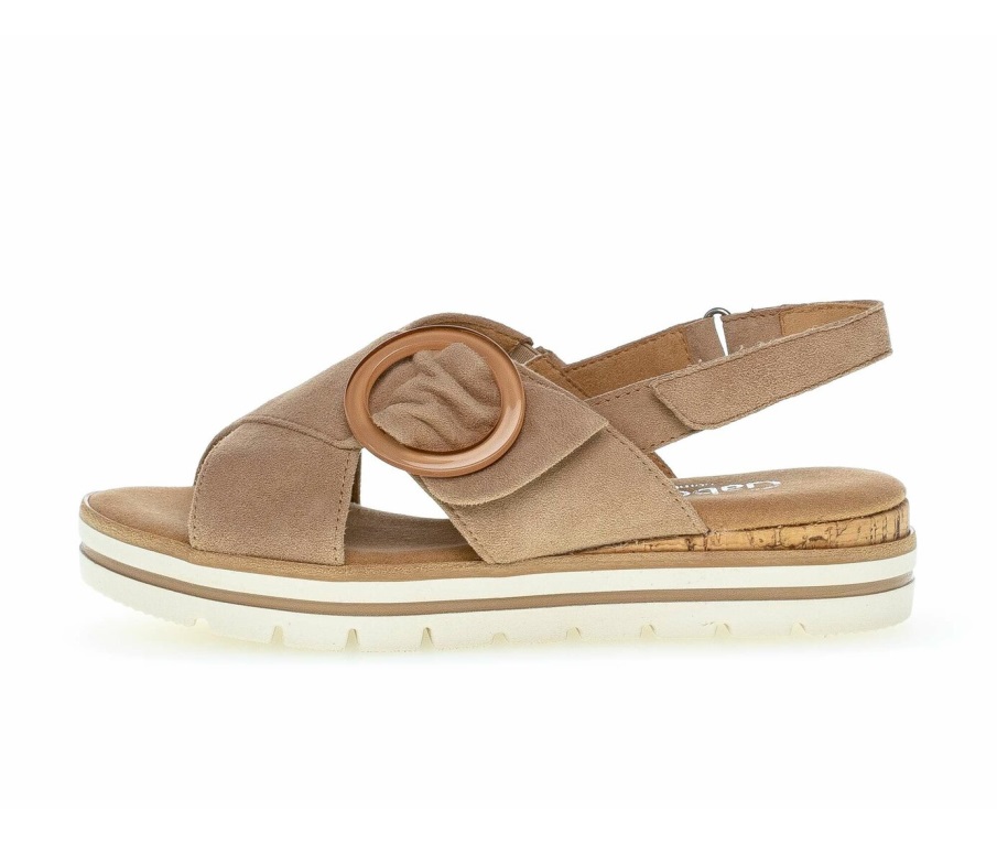 Gabor 62773,30 - Beige Semsket Skinn