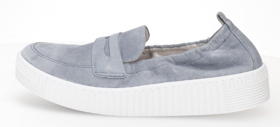 Gabor 63337.18 - Blå Semsket Skinn