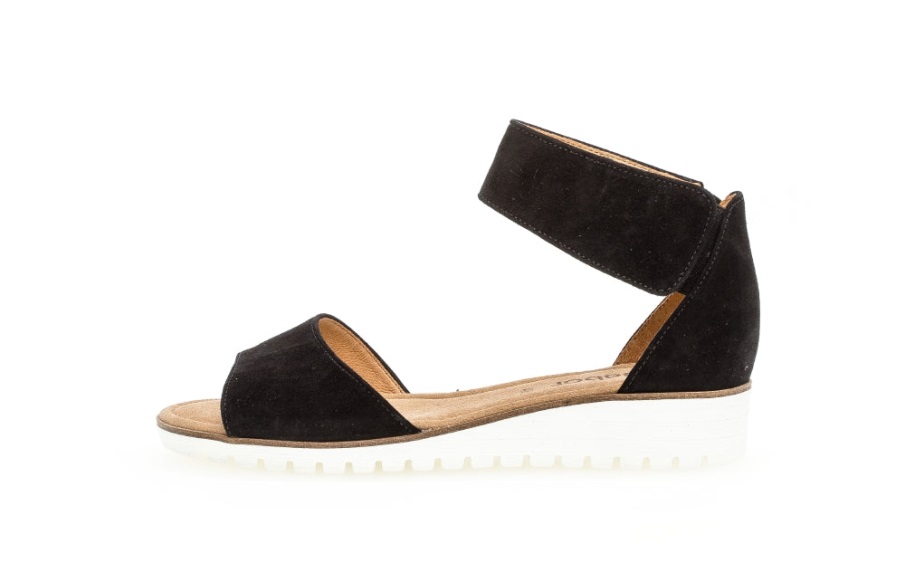 Gabor 64570.17 - Svart Semsket Skinn