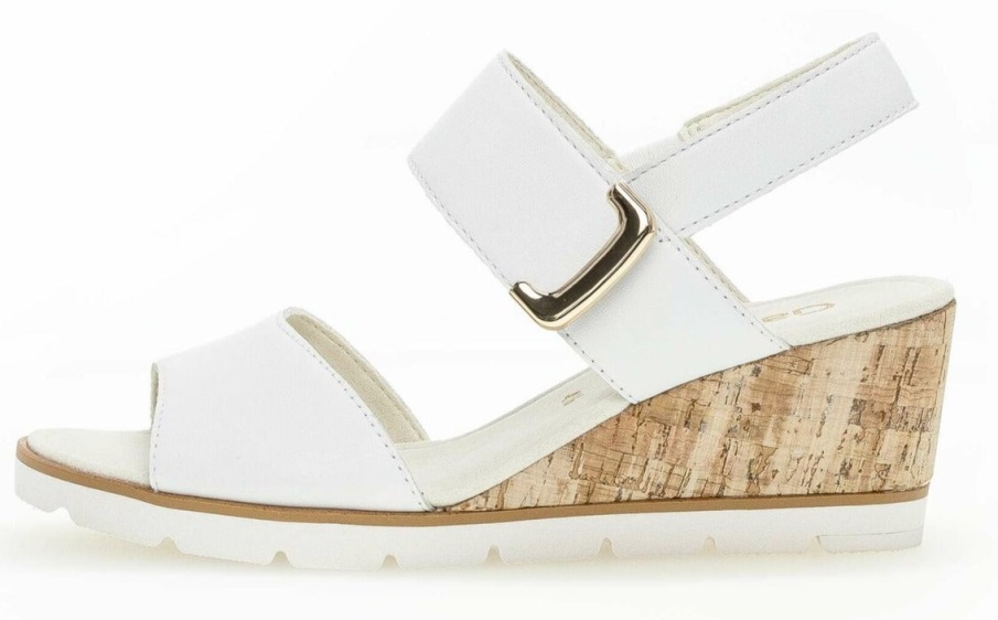 Gabor 65751.21 - Hvitt Glatt Skinn