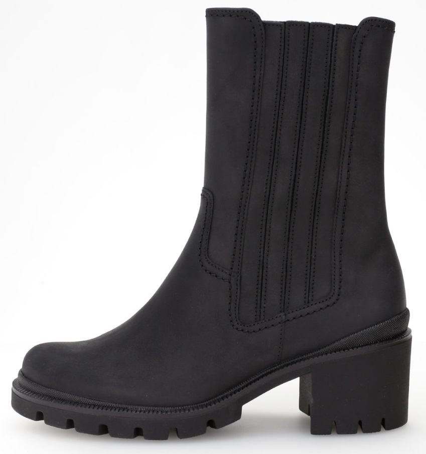 Gabor 72841.27 - Svart Oljet Nubuckskinn