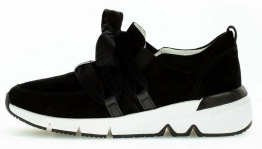 Gabor 73342.17 - Svart Semsket Skinn