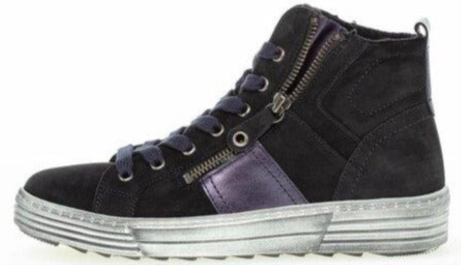 Gabor 73770.16 - Nattblått Nubuckskinn