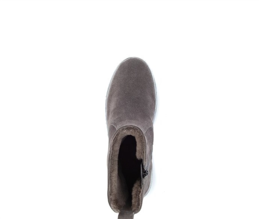 Gabor 73775.19 - Grå Shearling Semsket Skinn