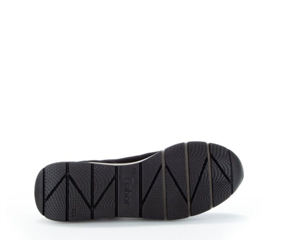 Gabor 76588.67 - Svart Semsket Skinn