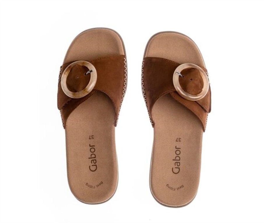 Gabor 83701-18 - Konjakk Semsket Skinn