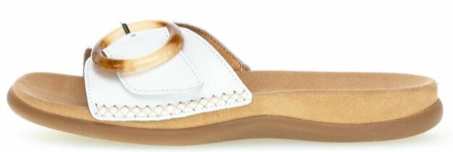 Gabor 83701-21 - Hvit Semsket Skinn