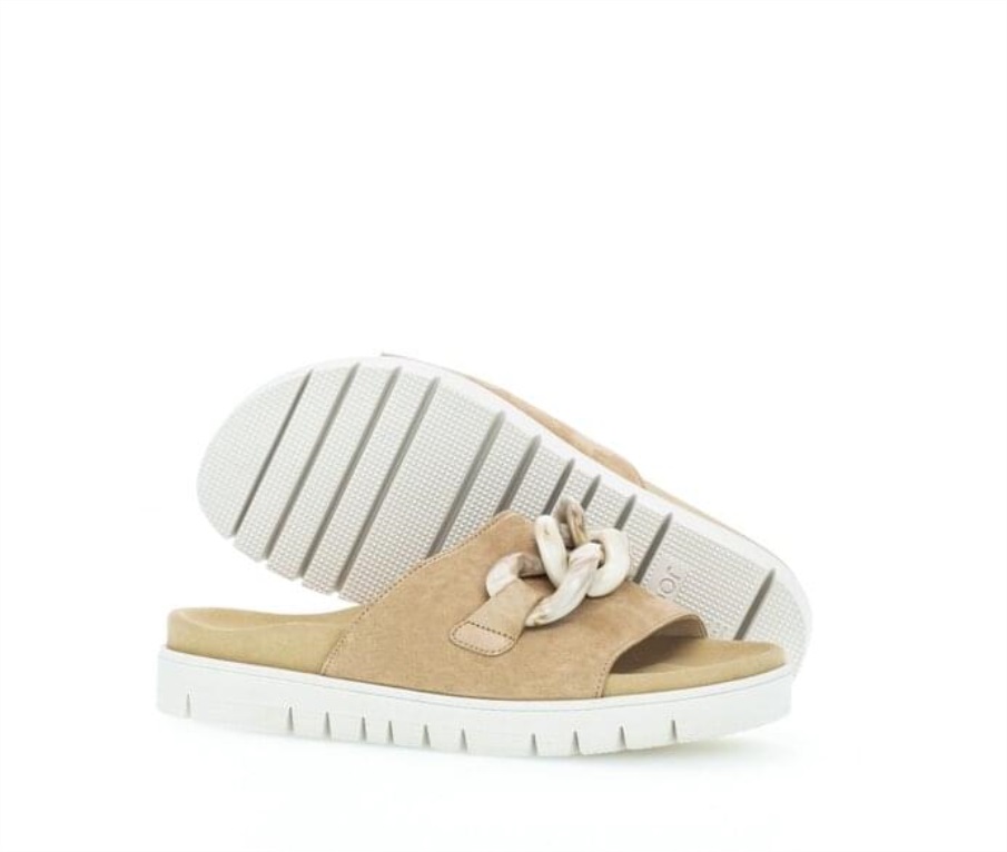 Gabor 83743-14 - Beige Semsket Skinn