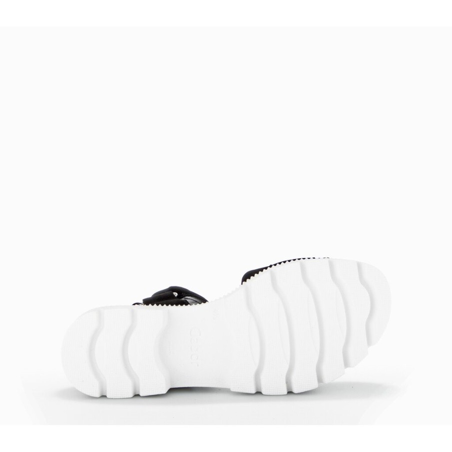 Gabor 84632-17 - Svart Semsket Skinn