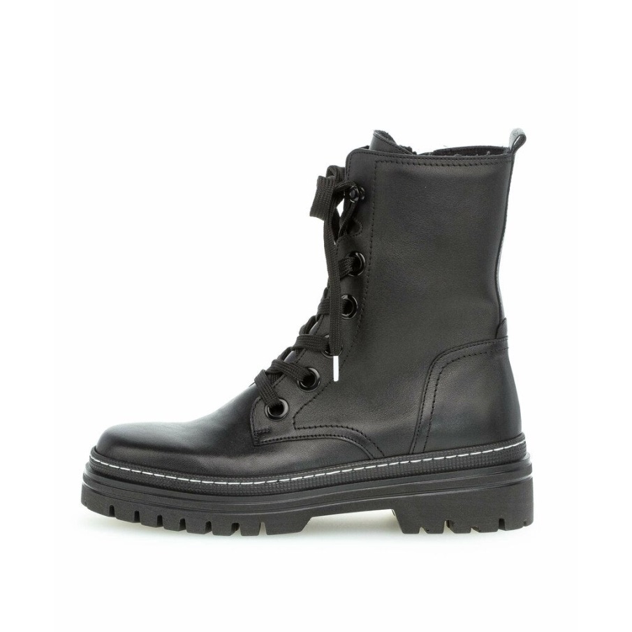 Gabor 91721-27 - Sort Glatt Skinn