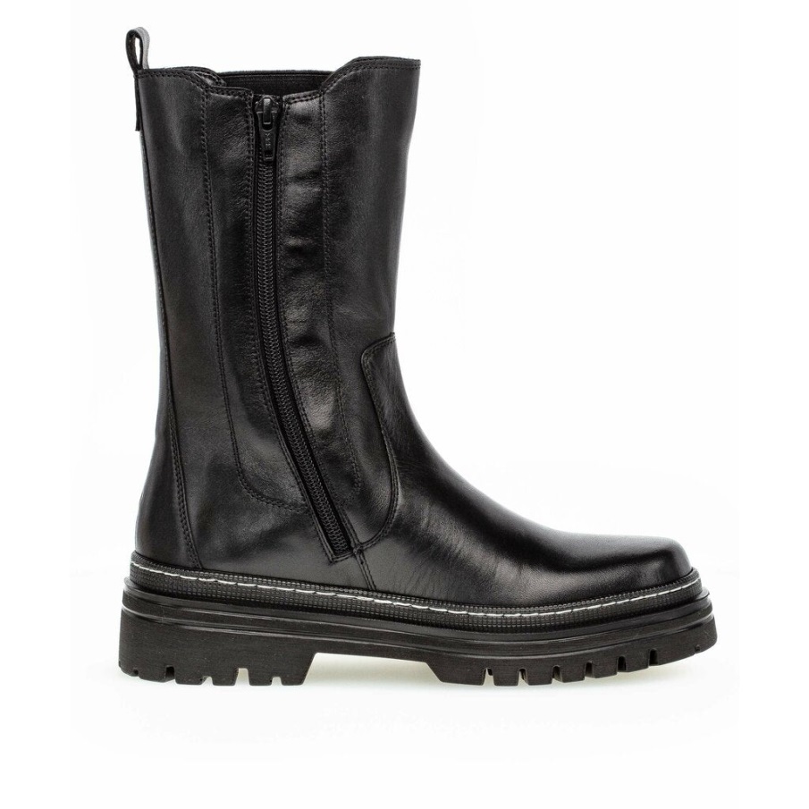 Gabor 91724-27 - Sort Glatt Skinn