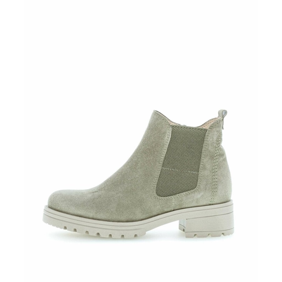 Gabor 92781-34 - Grønn Semsket Skinn