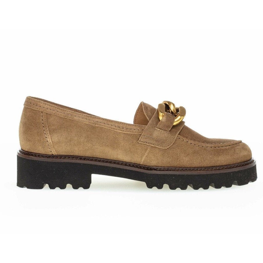 Gabor 95240-10 - Brunt Semsket Skinn