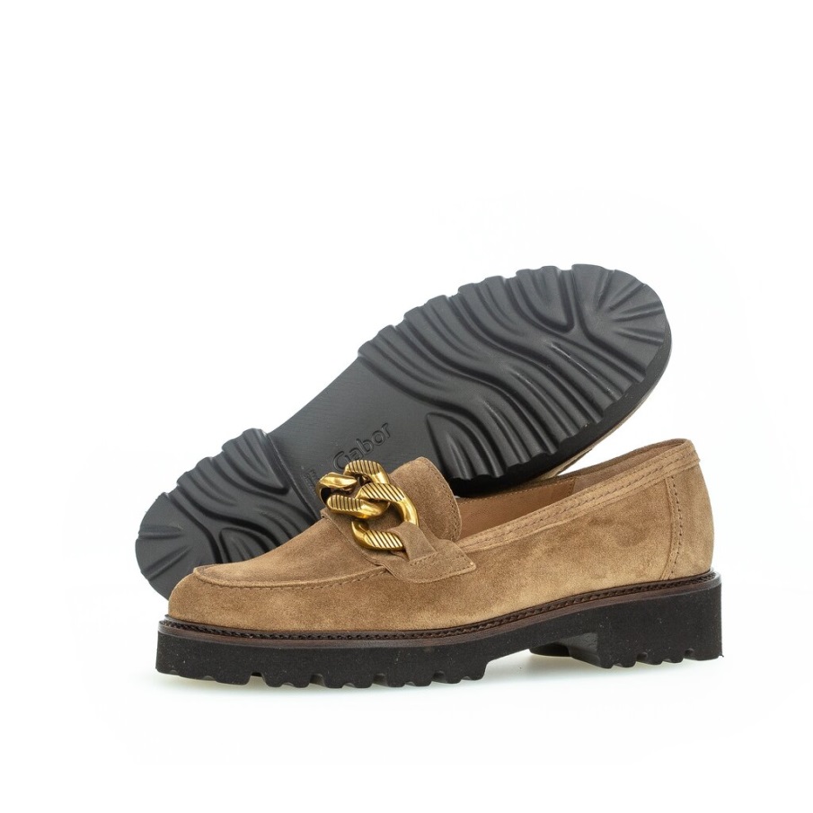 Gabor 95240-10 - Brunt Semsket Skinn