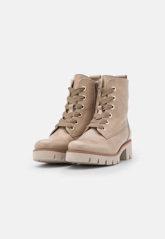 Ankelstøvletter Med Snøre Kisel/støvgabor