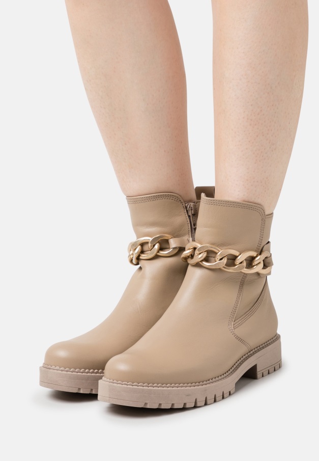 Ankelstøvletter Med Snøre Kisel/støvgabor