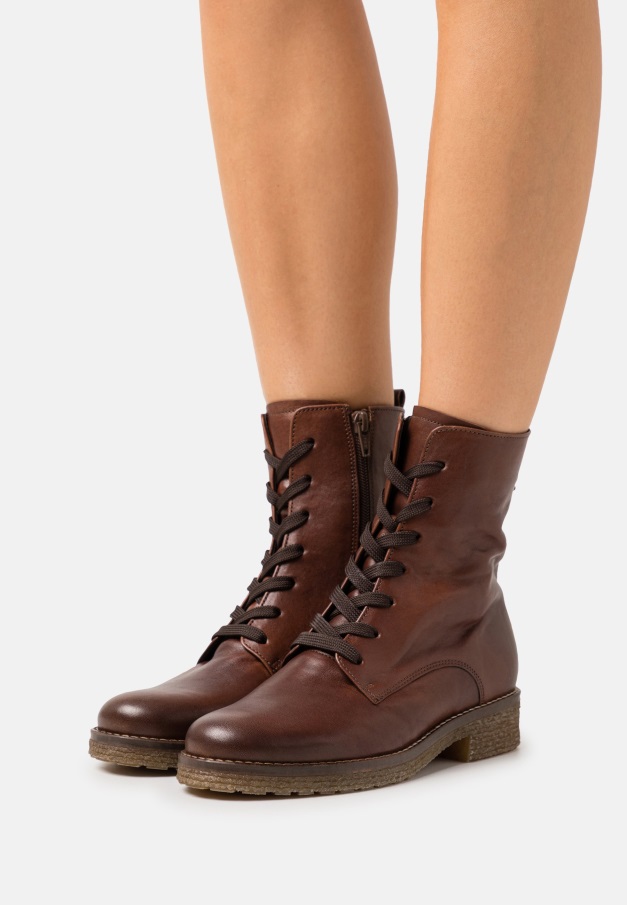 Ankelstøvletter Med Snøre Kisel/støvgabor