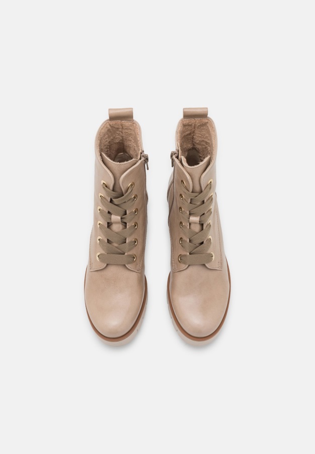 Ankelstøvletter Med Snøre Kisel/støvgabor