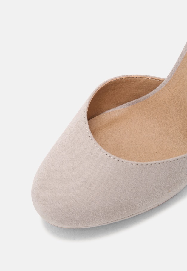 Lysegrå Gabor Plattformhæl