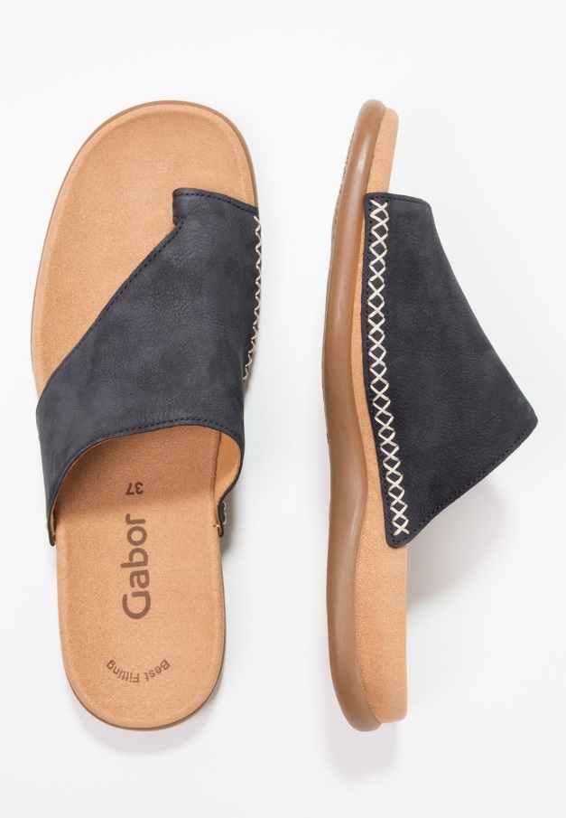 Gabor Nattblå T-bar Sandaler