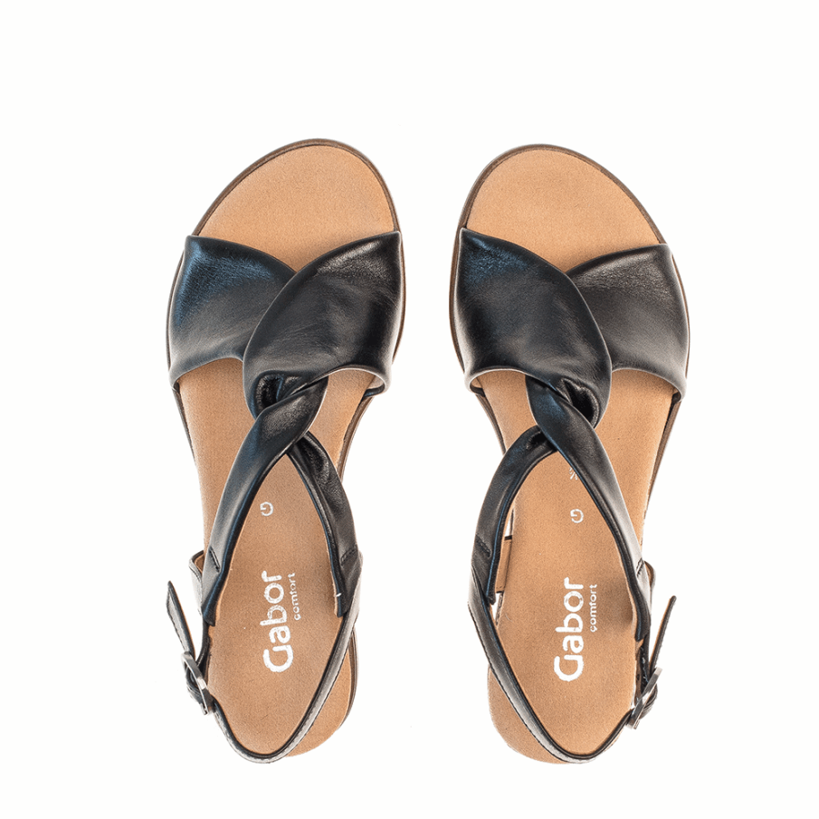 Ankelrem Sandal Gabor Svart