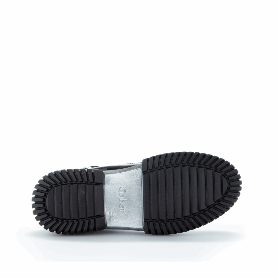 Svart Weblam Sneaker Boot Gabor