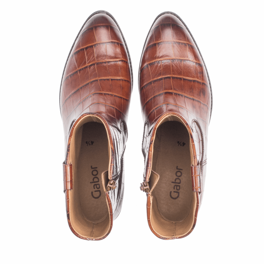 Brun Gabor Westernstøvel