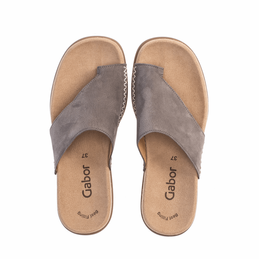 Brun Tåløkke Sandal Gabor