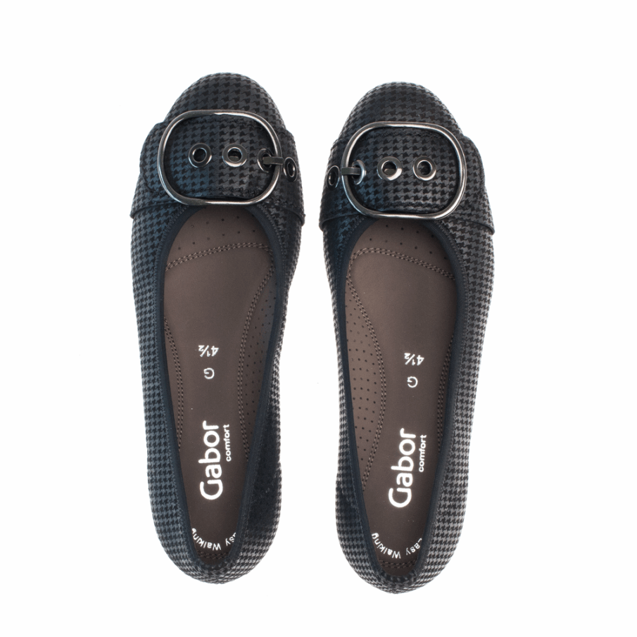 Gabor Antrasitt Ballett Flat