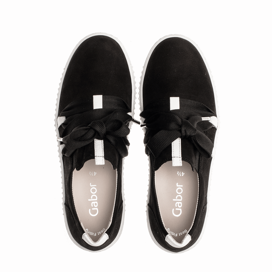 Gabor Svart/hvit Sneaker