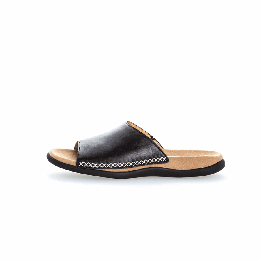 Gabor Slipon Sandal Svart