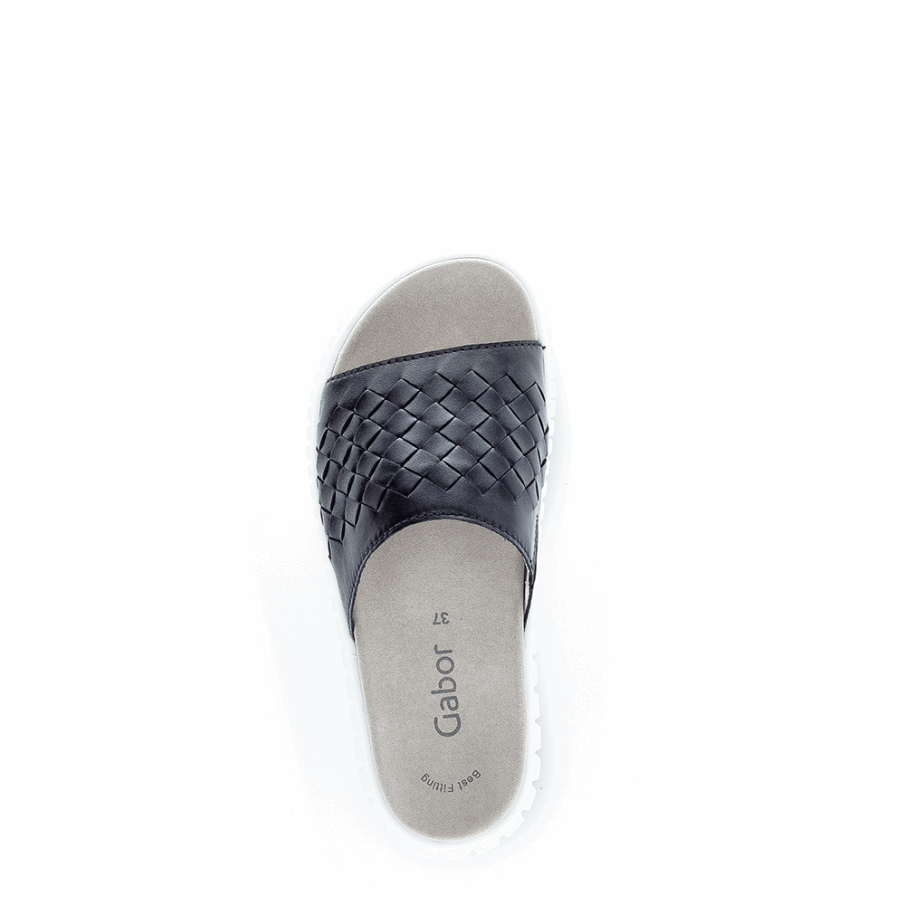 Gabor Slipon Sandal Linnen