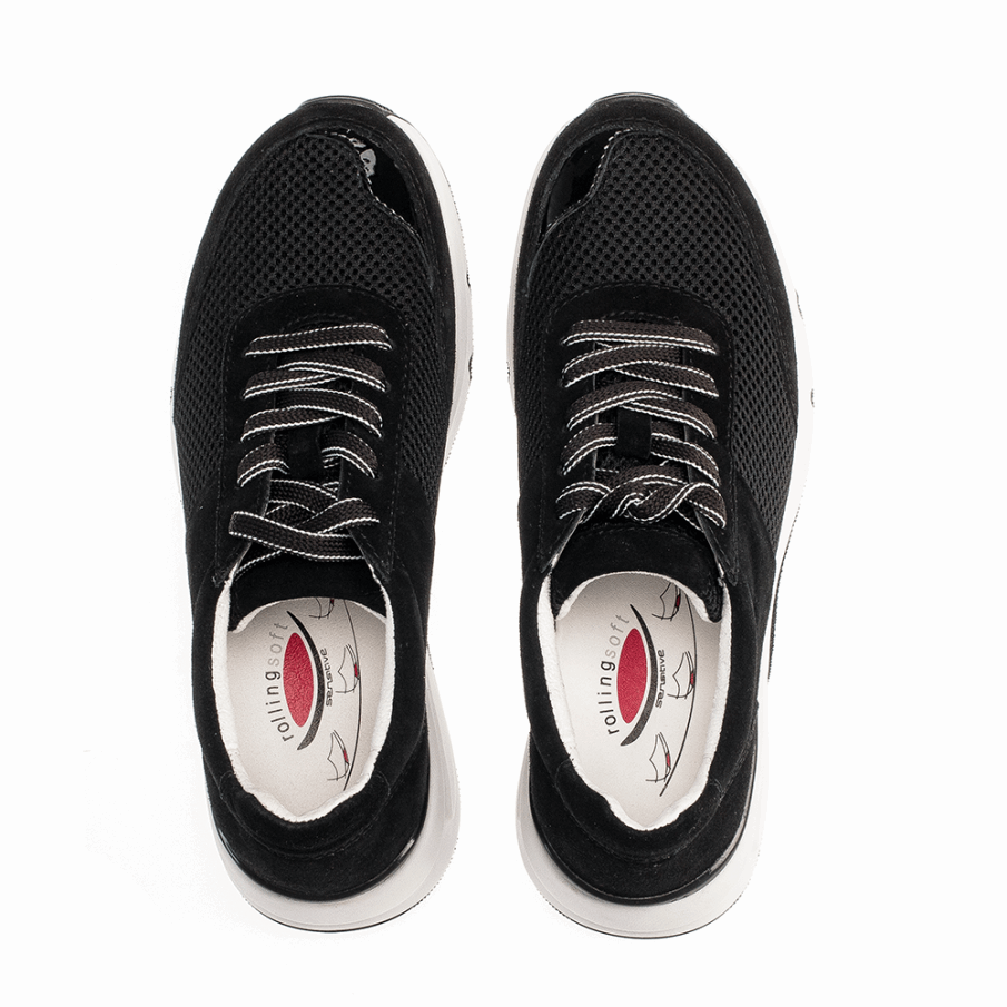 Rullende Myk Trener Svart Gabor