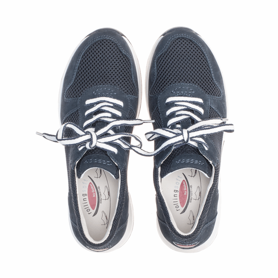 Rullende Myk Trener Natt Blå Gabor