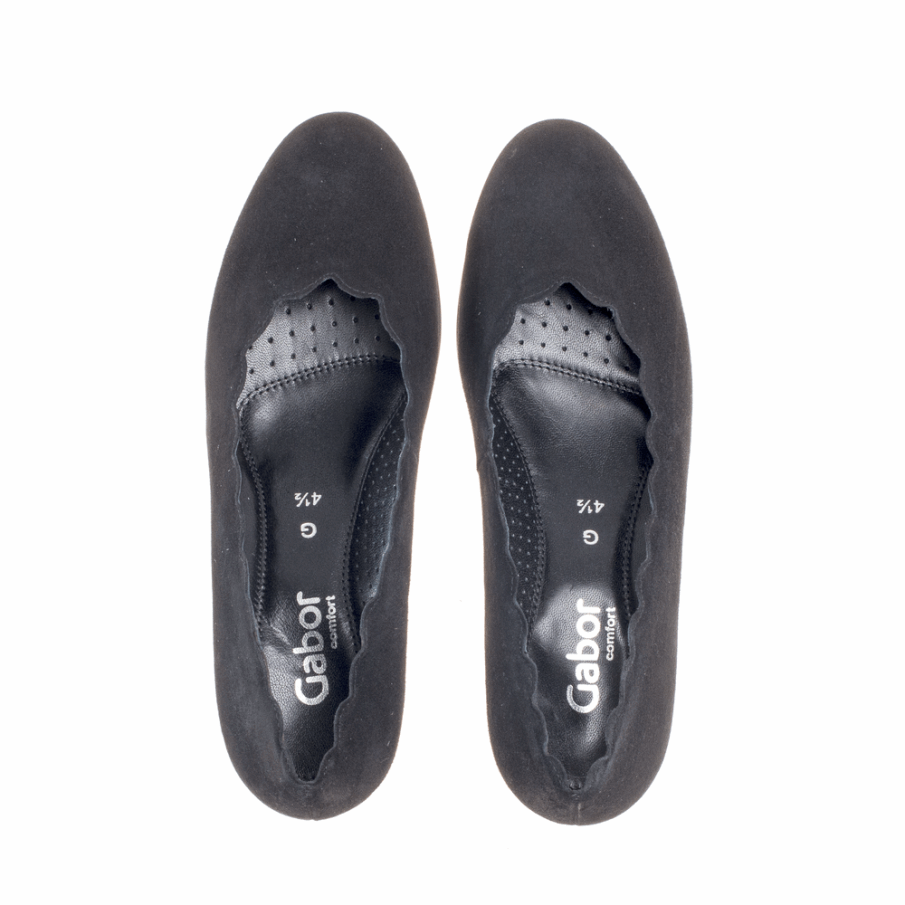 Kamskjell Vamp Pumpe Gabor Svart