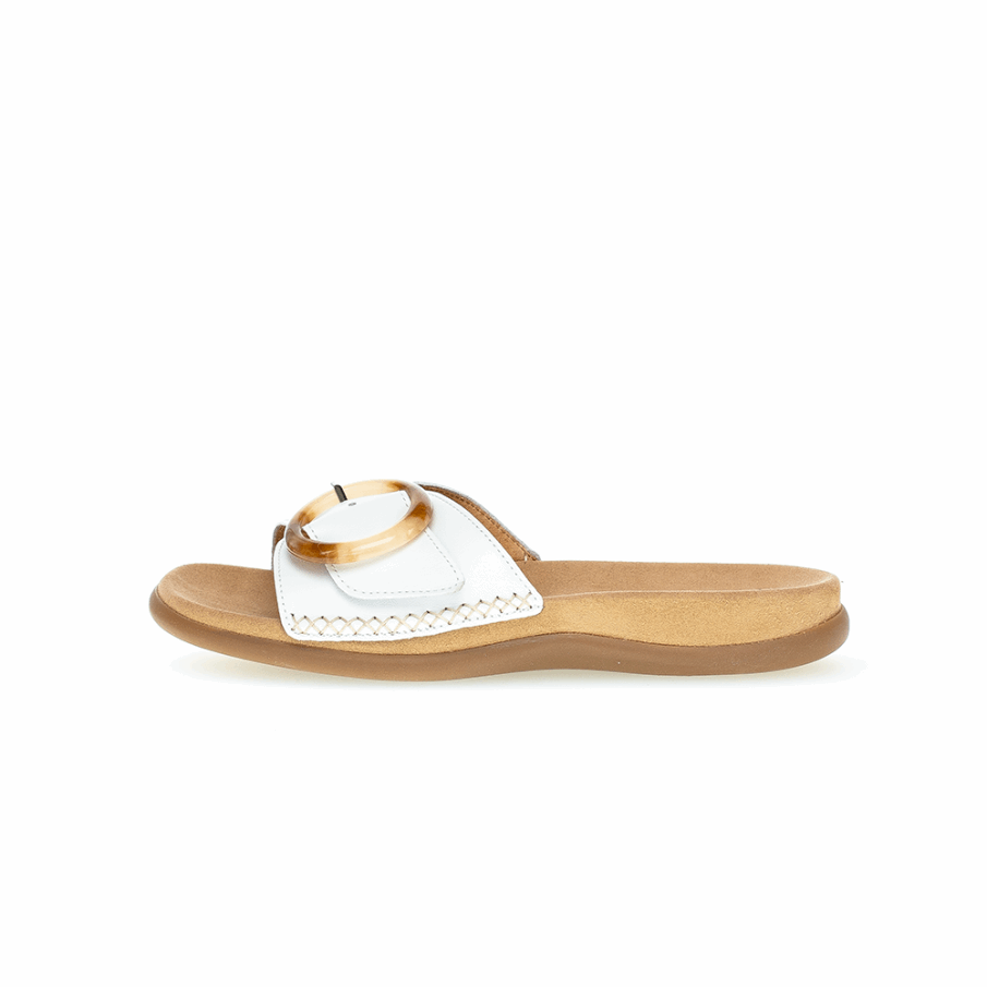Slipon Sandal Gabor Hvit