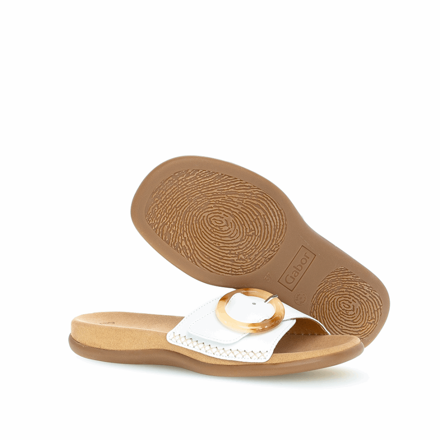 Slipon Sandal Gabor Hvit
