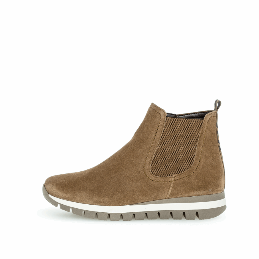 Wedge Bootie Gabor Mellom Brun