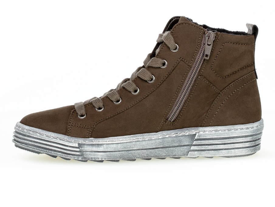 Gabor 73.770.19 - Grå Semsket Skinn