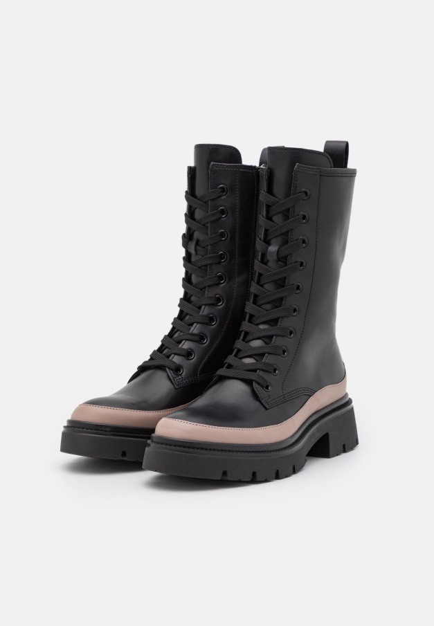 Mørke Naken Gabor Ankelstøvletter Med Snøre